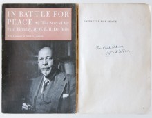 Foundational presentation copies of <em>In Battle for Peace</em>
